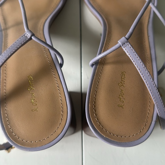 & Other Stories Lilac High Heels GREAT CONDITION Size 9.5 Women’s - Picture 3 of 8